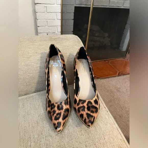 Marc New York patent leather cheetah print stiletto heel - Picture 9 of 9